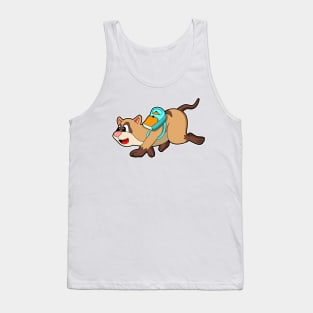 Meerkat with Backpack Tank Top